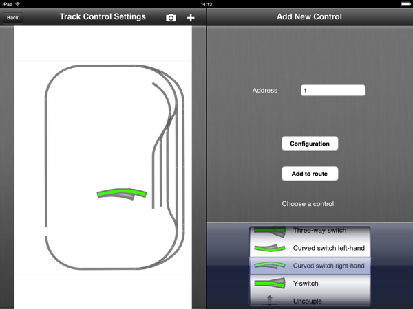 Z21 Points and Route Settings