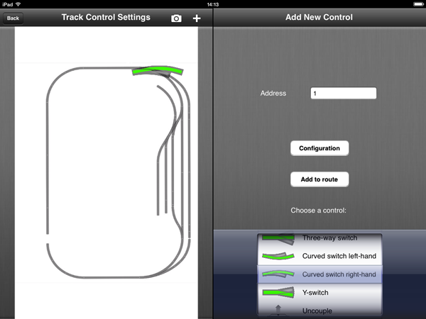 Z21 Points and Route Settings